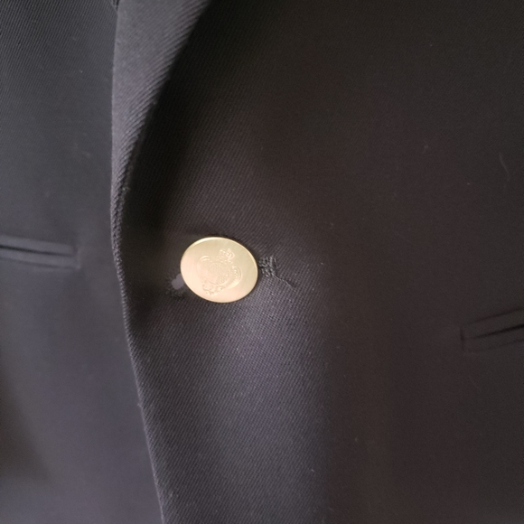 NAVY PERRY ELLIS SPORTS COAT SIZE 40 - Picture 3 of 4